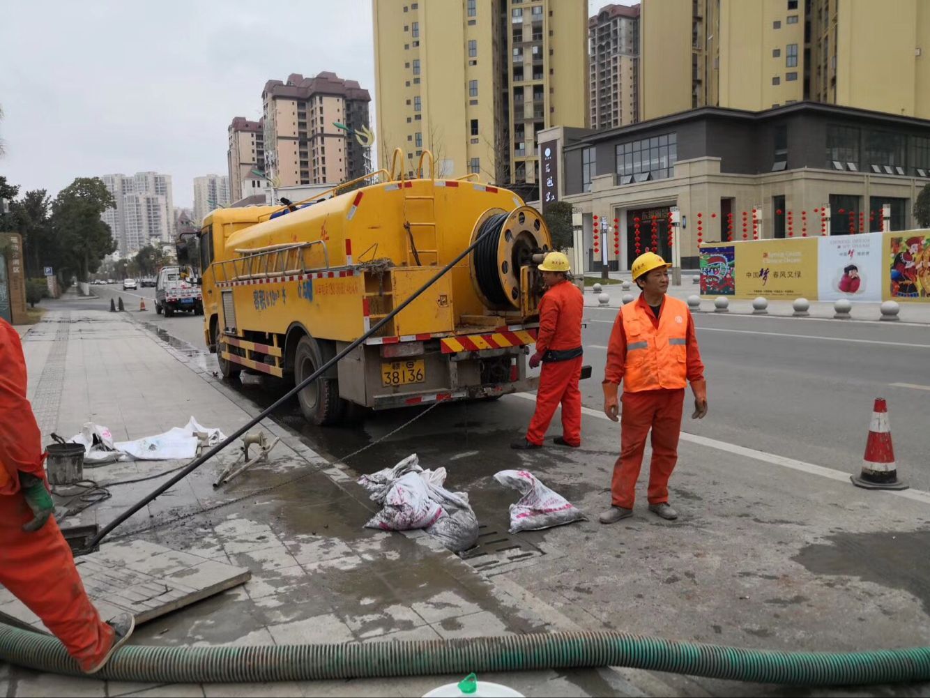 宜都排污管道清淤-管道清洗